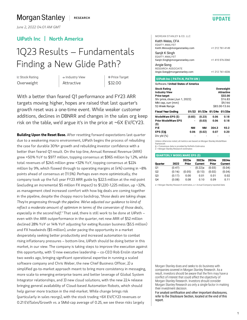 PATH.N-Morgan Stanley-UiPath Inc 1Q23 Results – Fundamentals Finding a New Glide ..PATH.N-Morgan Stanley-UiPath Inc 1Q23 Results – Fundamentals Finding a New Glide .._1.png